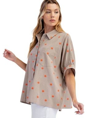 301:  EASEL NWT TOP MUSHROOM (H11)